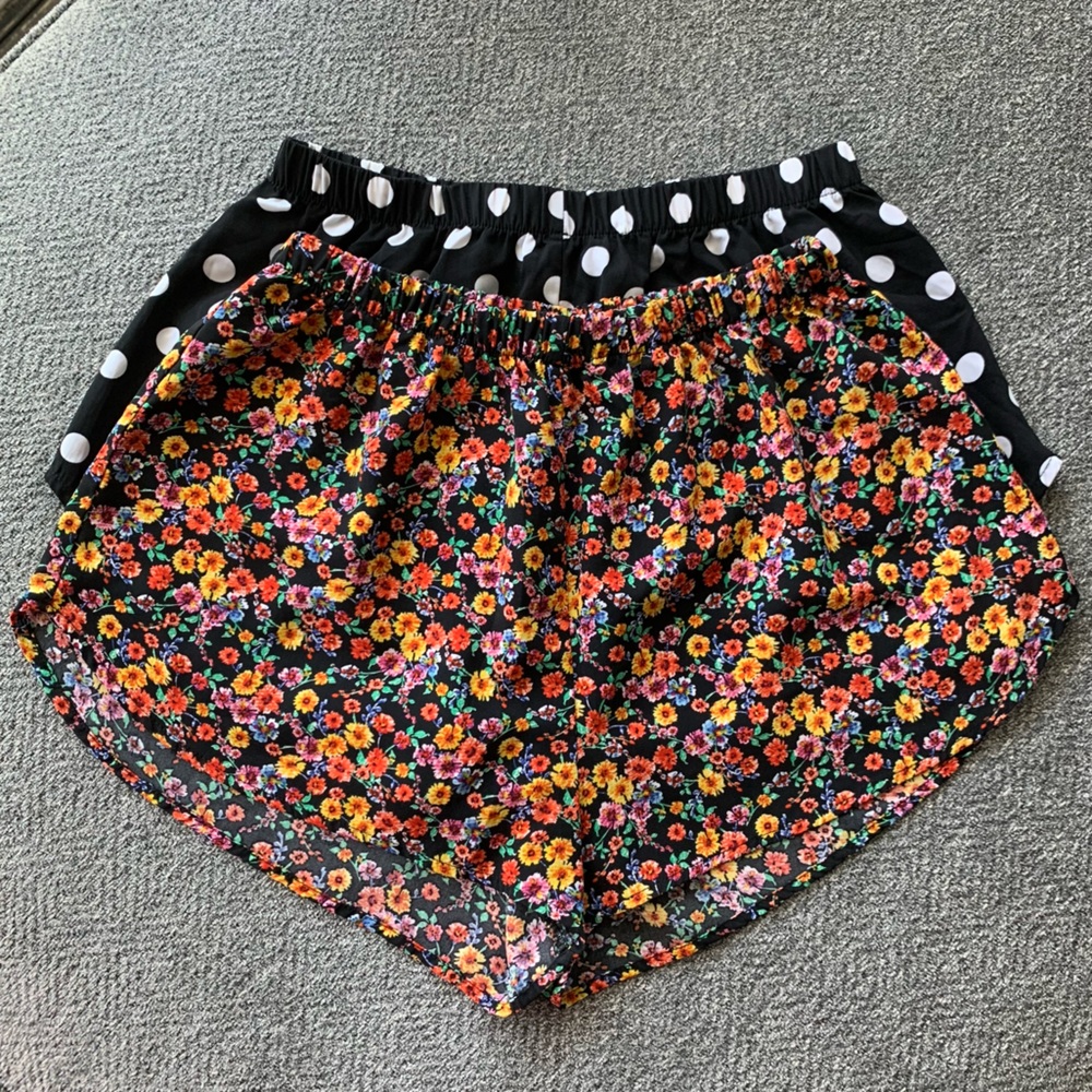 Ambiance Apparel High Waisted Shorts (2pack)